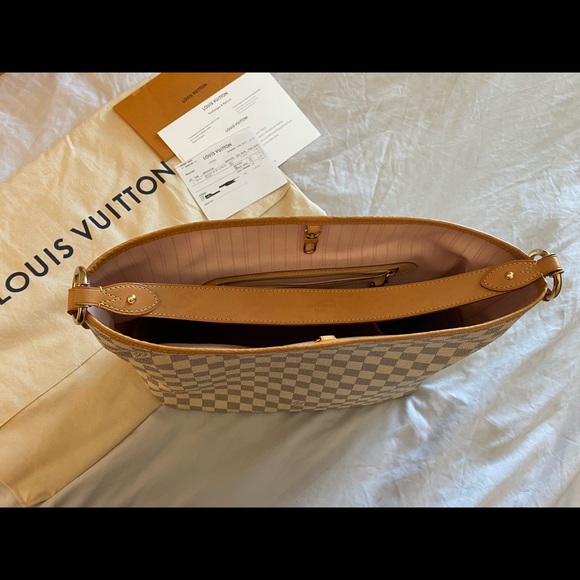 Sold ❣️❣️❣️Louis Vuitton Delightful MM Azur 🌸🌸pretty! - Picture 10 of 16